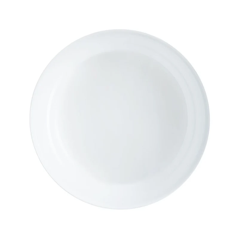 Luminarc Diwali Plato hondo redondo 21 cm, Color blanco