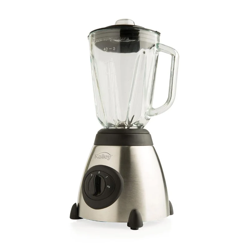 Licuadora Kalley K-B15Mav Acero Inoxidable, Color Plateado