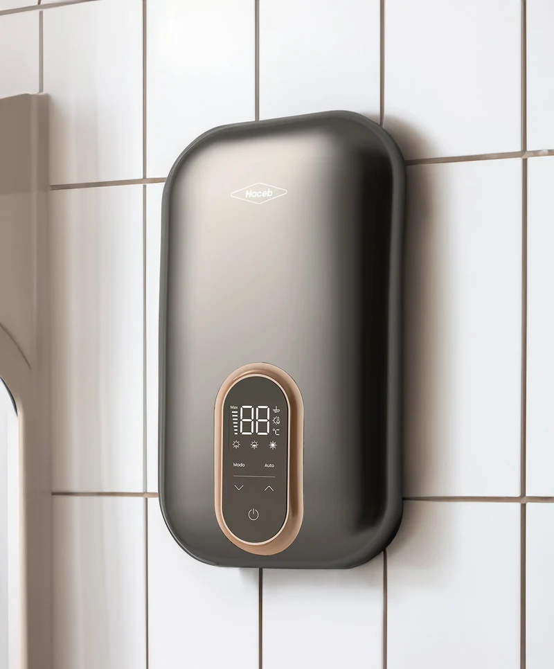 Calentador de Agua Haceb Eléctrico 7 Litros Gris
