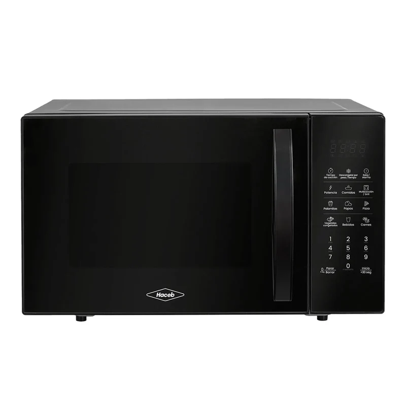 Horno Microondas Haceb 0,9 Grill, Negro