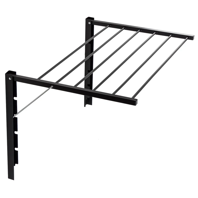 Secador de pared Majka Secador de pared (100 cm, negro)
