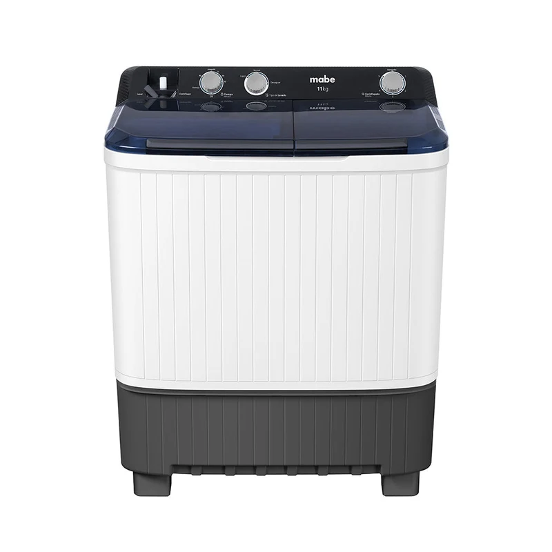 Lavadora Semiautomática de 11 kg 24 Libras Blanco