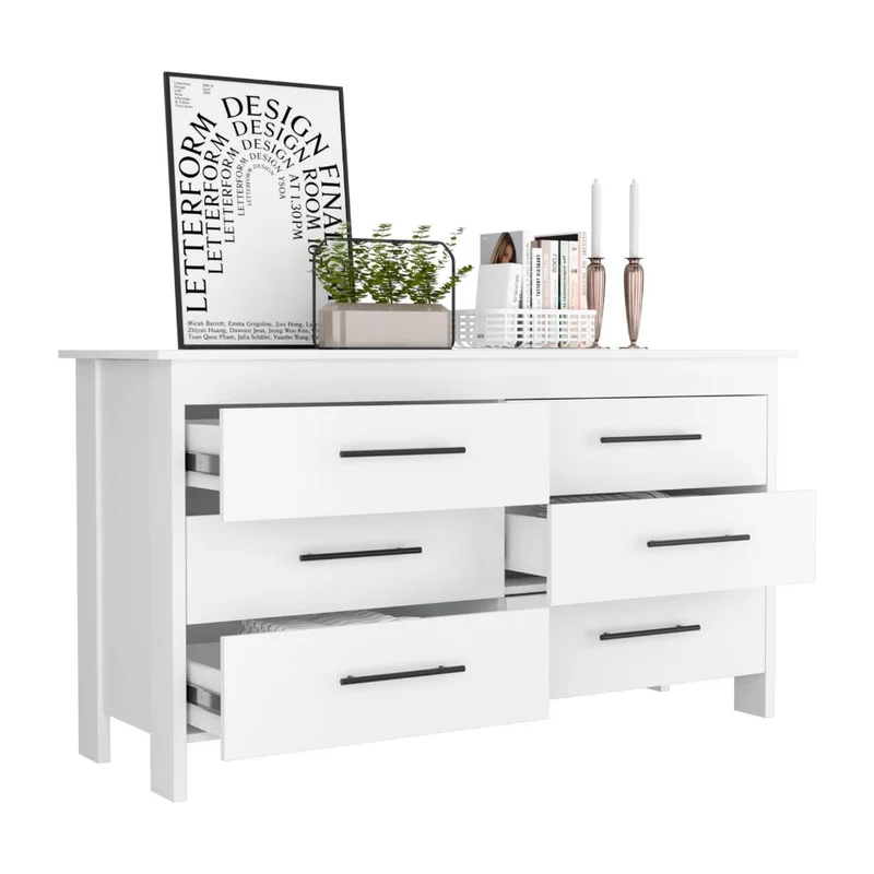 Organizador Asteria, Blanco, con Seis Cajones ZF