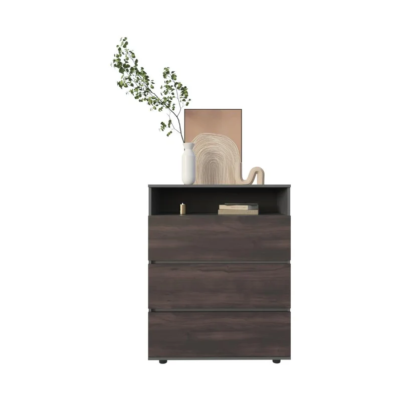 Organizador Apina, Wengue, con Cuatro Cajones Deslizables ZF