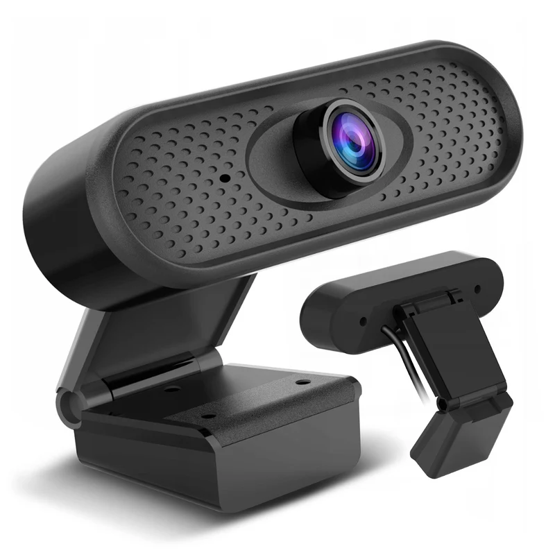 Cámara web USB Nano RS RS680 HD 1080P (1920 x 1080) con micrófono integrado, cable de 1,7 m de longitud, 30 fps