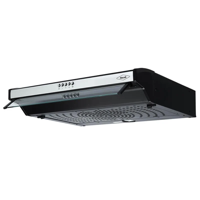 Campana Kala Inox Negra 60cm 3 Velocidades Haceb