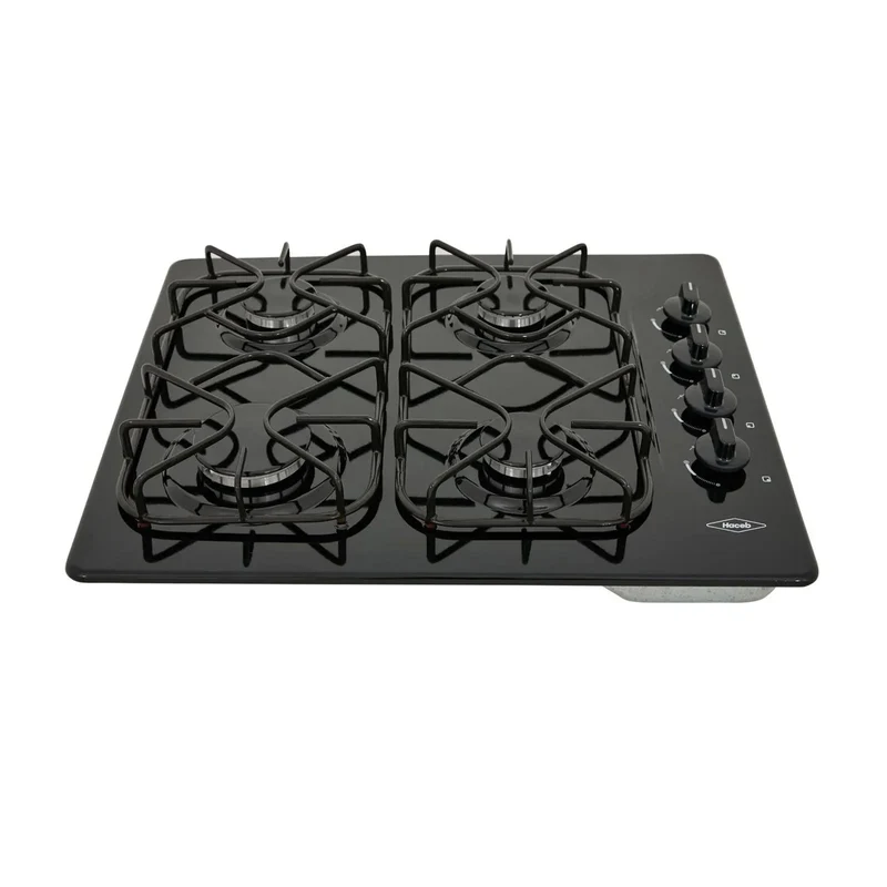 Estufa de Empotrar Esmaltada Negro 60 cm Gas Natural Haceb