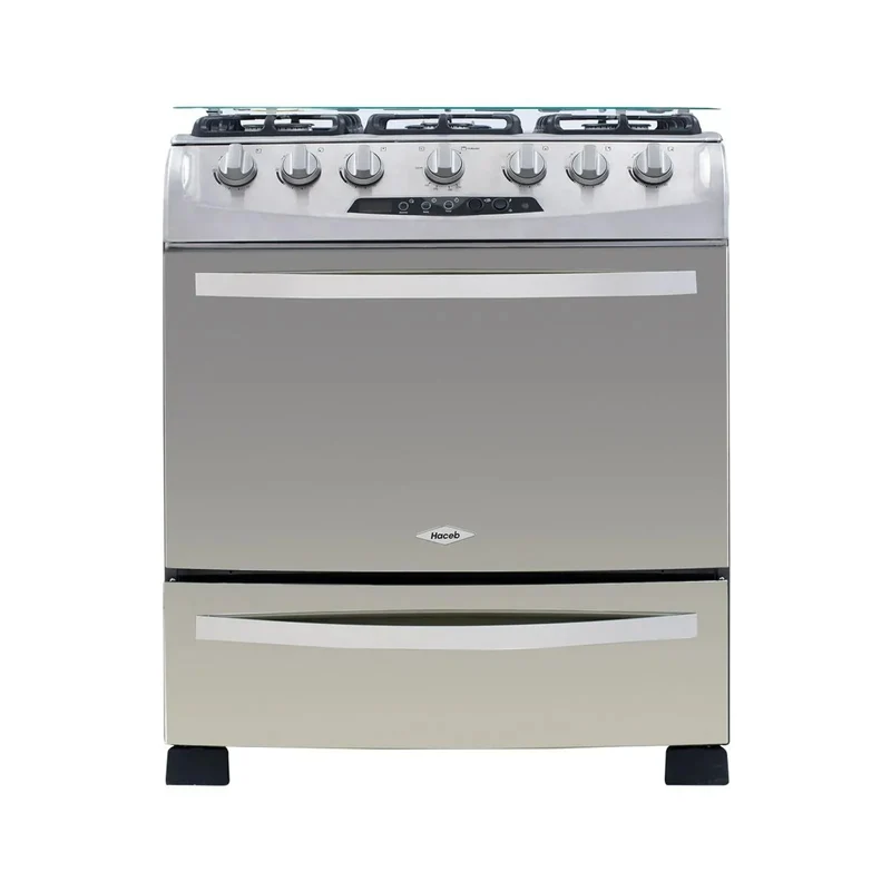 Estufa Orégano Haceb Ultra 76 cms Inox Gas Natural