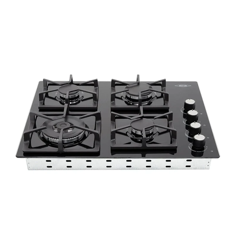 Estufa de Empotrar Tandoori Cristal 60X51 cm Fogón Dual Gas Natural Haceb