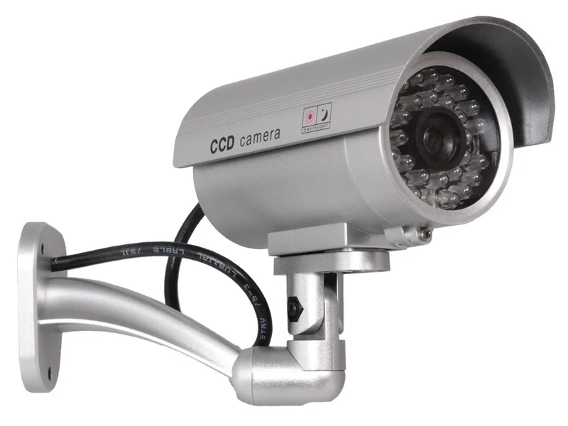 Fancy IR9000 Video Camera IR LED Color Plata Camara simulada