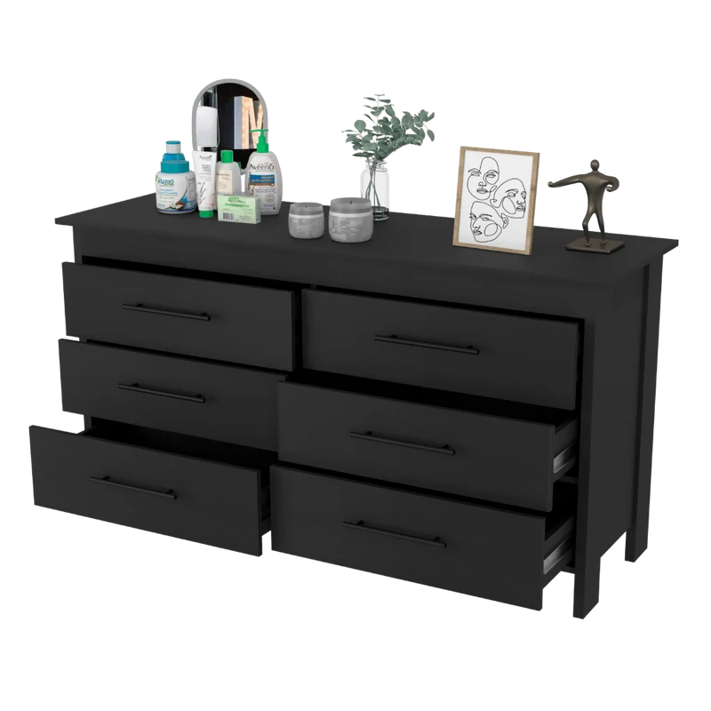 Organizador Asteria, Wengue, con Seis Cajones