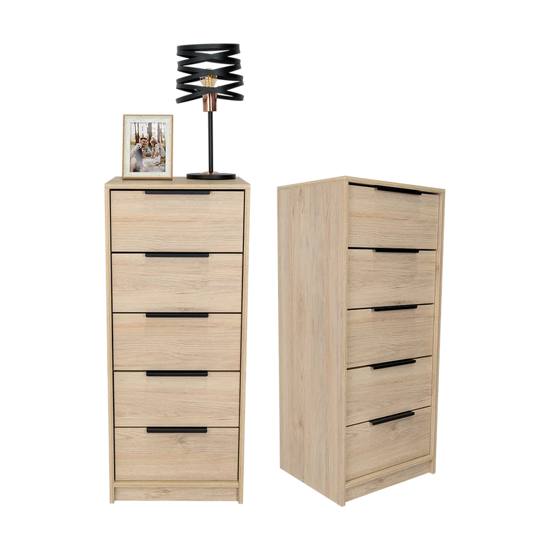 Set de 2 Organizadores Wesley, Cartagenay Blanco, con Cinco Cajones