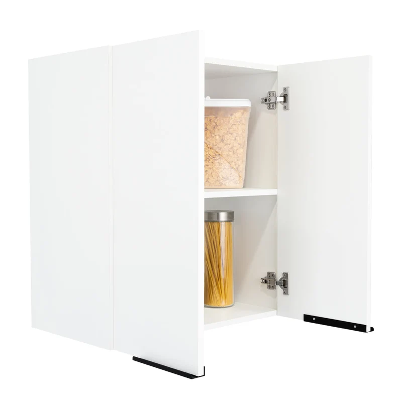 Alacena Zinerva, Blanco, con Espacio para Almacenamiento Ideal para Espacio Reducidos
