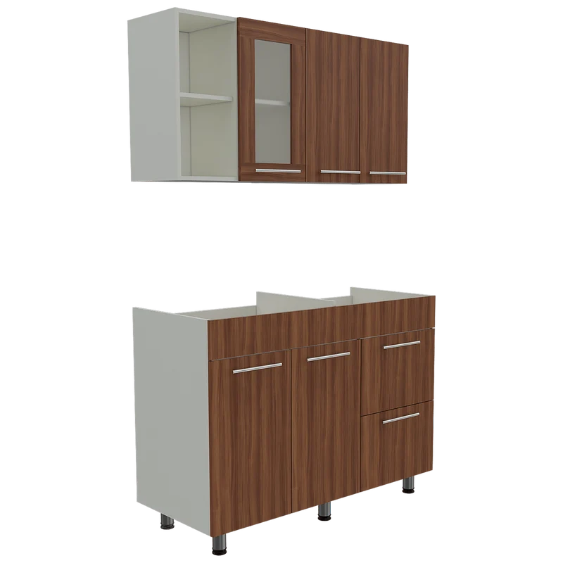 Cocina Integral Walker, Sangría y Blanco, Incluye Mesón Derecho
