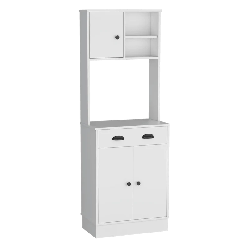 Alacena Almena, Blanco Duqueza, con Puertas y Gran Capacidad de Almacenaje ZF