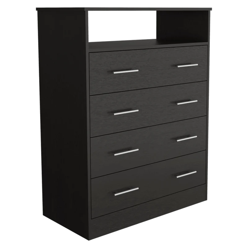 Organizador Barlovento, Wengue, con Cuatro Cajones y un Entrepaño