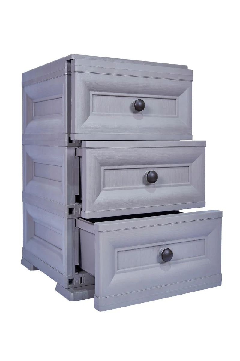 Mueble Organizador Elegance Matisse, Avellana, con Tres Cajones Deslizables