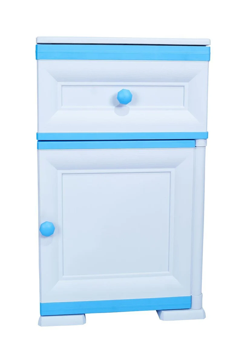 Mueble Organizador Elegance Tiziano, Infantil Azul, con Dos Cajones Deslizables