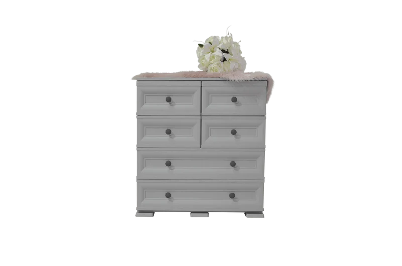 Mueble Organizador Elegance Dalí, Gris, con Seis Cajones Deslizables