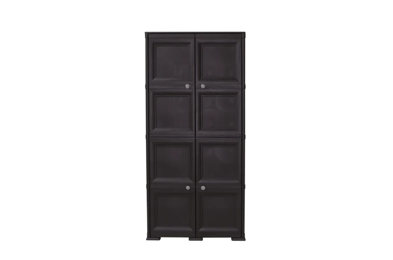 Mueble Organizador Elegance Liso Da Vinci, Wengue, con Cuatro Puertas Batientes