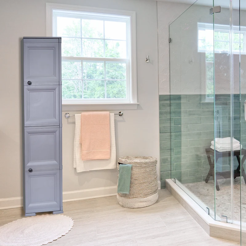 Mueble Organizador Elegance Donatello, Liso Avellana, con Dos Puertas Batientes