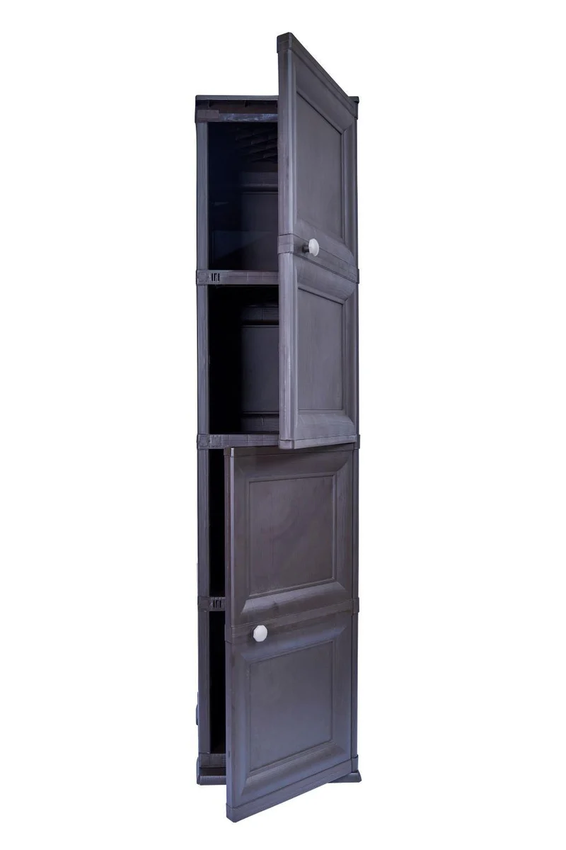 Mueble Organizador Elegance Donatello, Liso Wengue, con Dos Puertas Batientes