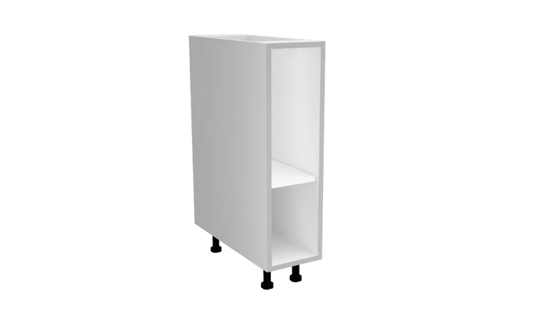 Alacena Turner, Blanco Perla, con Amplios Entrepaños
