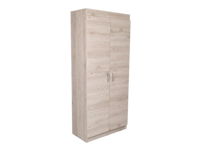 Alacena Multiusos Varese, Bardolino y Blanco Vainilla, Posee un Estante Adicional en la Puerta y Cuatro Entrepaños