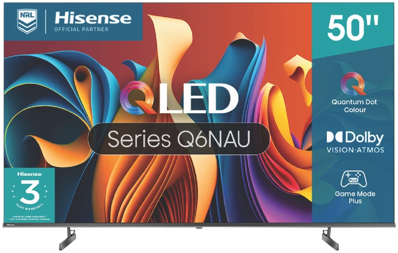 Hisense 50" Q6NAU 4K QLED Smart TV 24