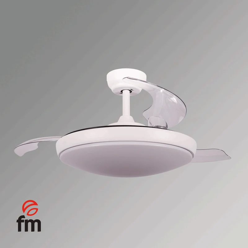 FM VR-1000 Ventilador de Techo con Luz LED Ø107 cm · Aspas Retráctiles · Mando