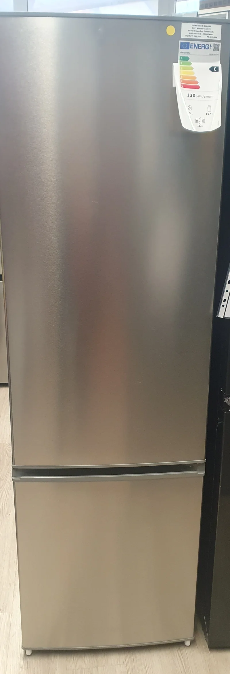 Frigorífico Combinado HKGK18055CI|Inox| - HANSEATIC