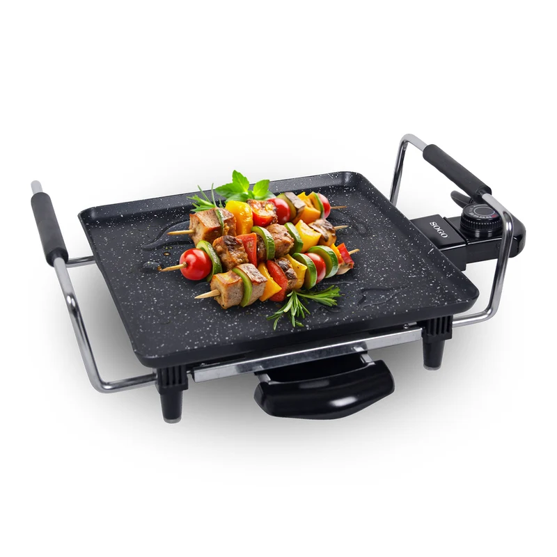 #Grelhador BAR-SS-1217 | 27 x 27 cm |1200W - Sogo