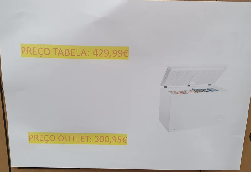 Arca horizontal HGT128C |300 l |Branca |- HANSEÁTIC
