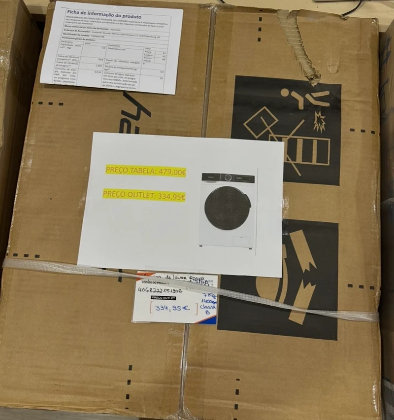 Máquina de lavar roupa HWMA714B|7Kg - HANSEATIC