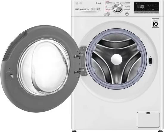 Máquina de lavar e secar roupa V7WD107H2E|10/7Kg - LG