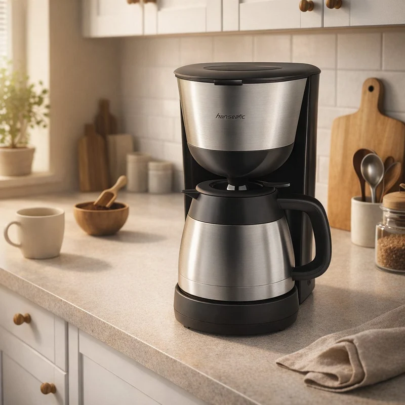 Máquina de café com filtro HCM9001TJSD|900W - Hanseatic