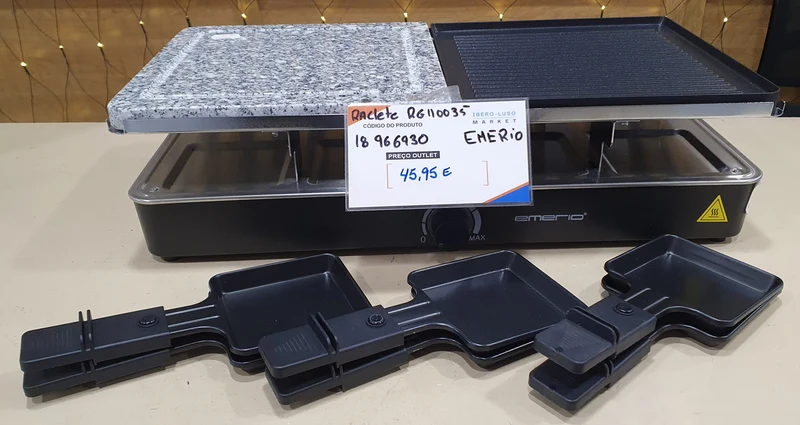 Raclete RG110035 /1400W - Emerio