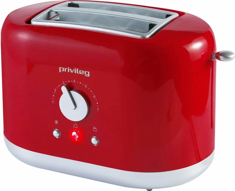 Torradeira PT2870RPH vermelha 870W - Privileg