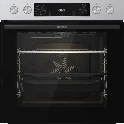 Conjunto placa vitrocerâmica e forno - BCSB737OTX - Gorenje