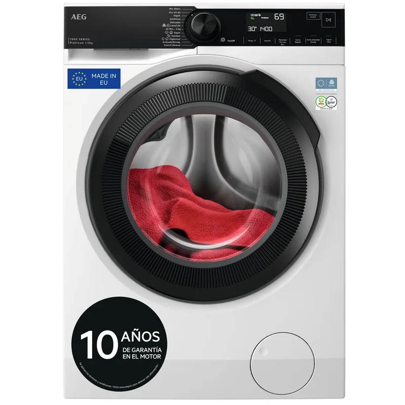 Lavadora AEG LFSR7304L4B 11 kg 1400 rpm