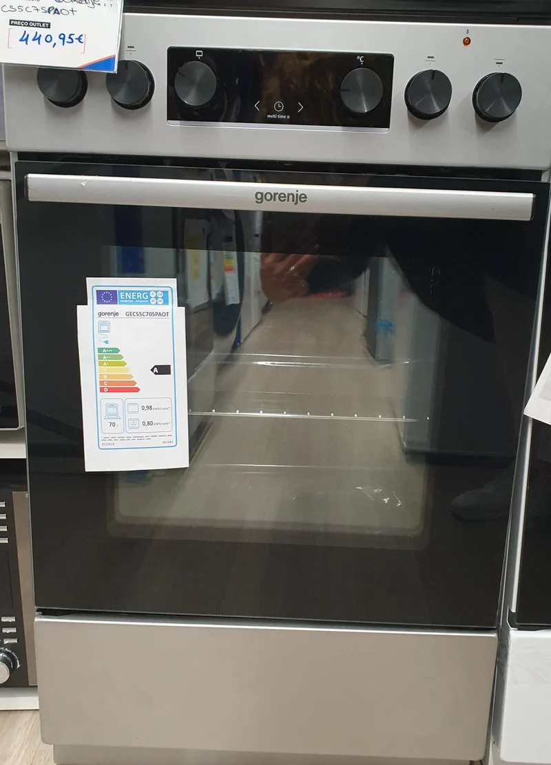 Fogão c/ vitrocêramica GECS5C7SPAOT - GORENJE