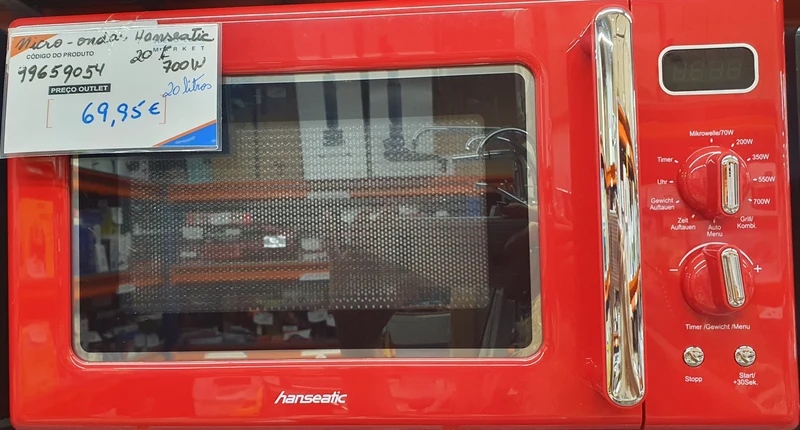 Micro-Ondas - Hanseatic AG720CE6-PM VERMELHO