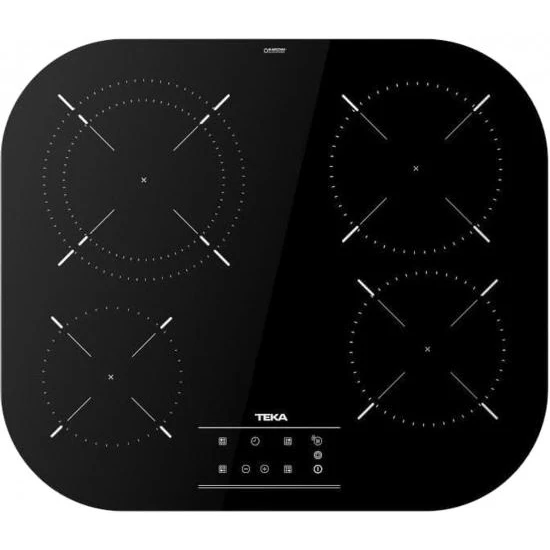 Teka TCC 64310 TTC | Vitrocerámica 4 Zonas 60 cm Táctil Cristal Redondeado