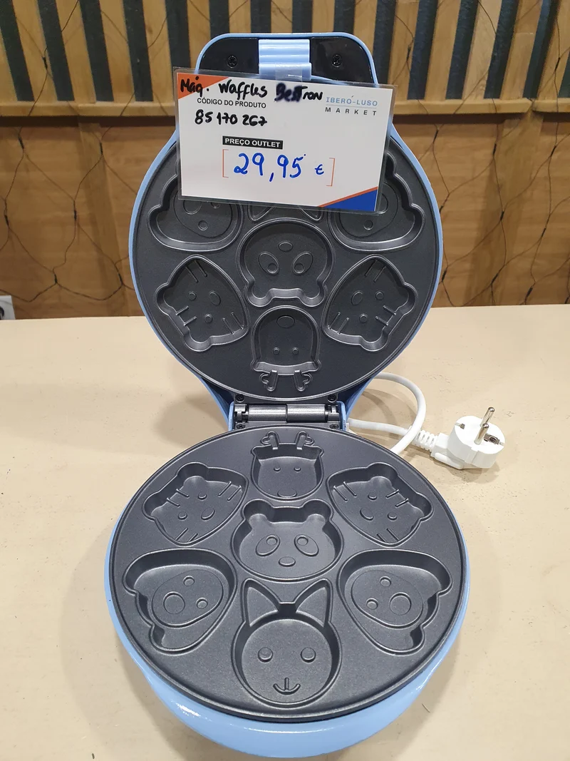 Máquina de Waffles AAW700B /700W - Bestron