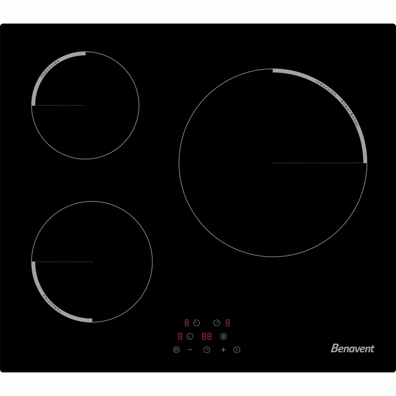 Benavent IBB360 Placa de Inducción 3 Zonas 6200W Touch Control