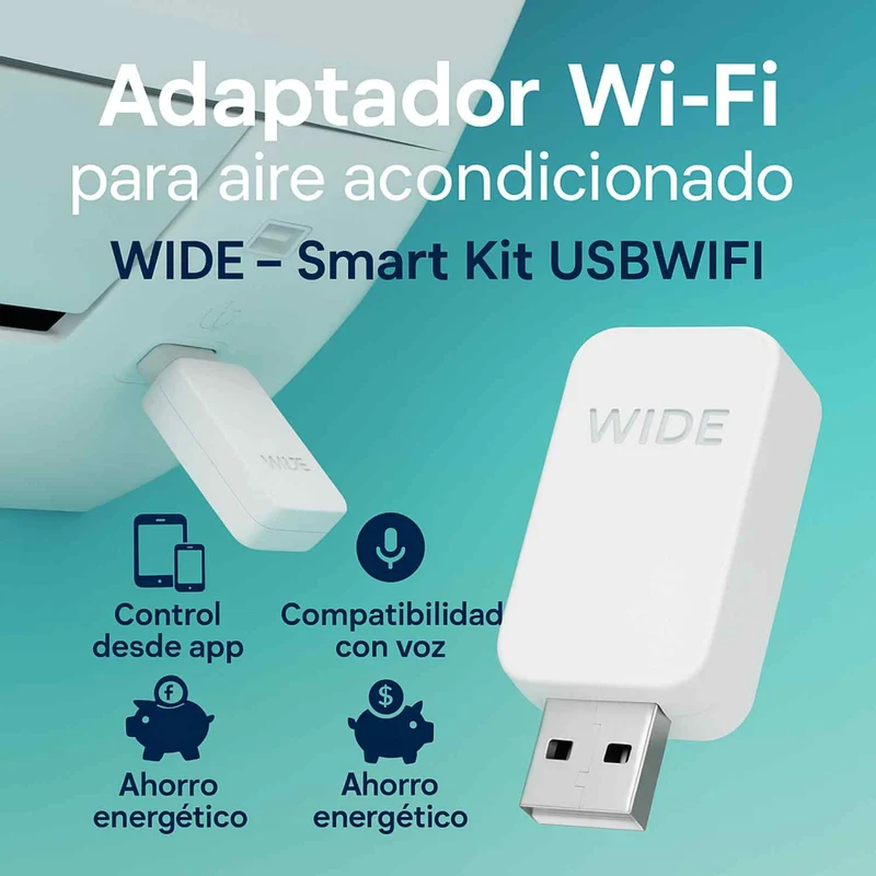 WIDE Smart Kit USBWIFI – Adaptador Wi-Fi Aire Acondicionado
