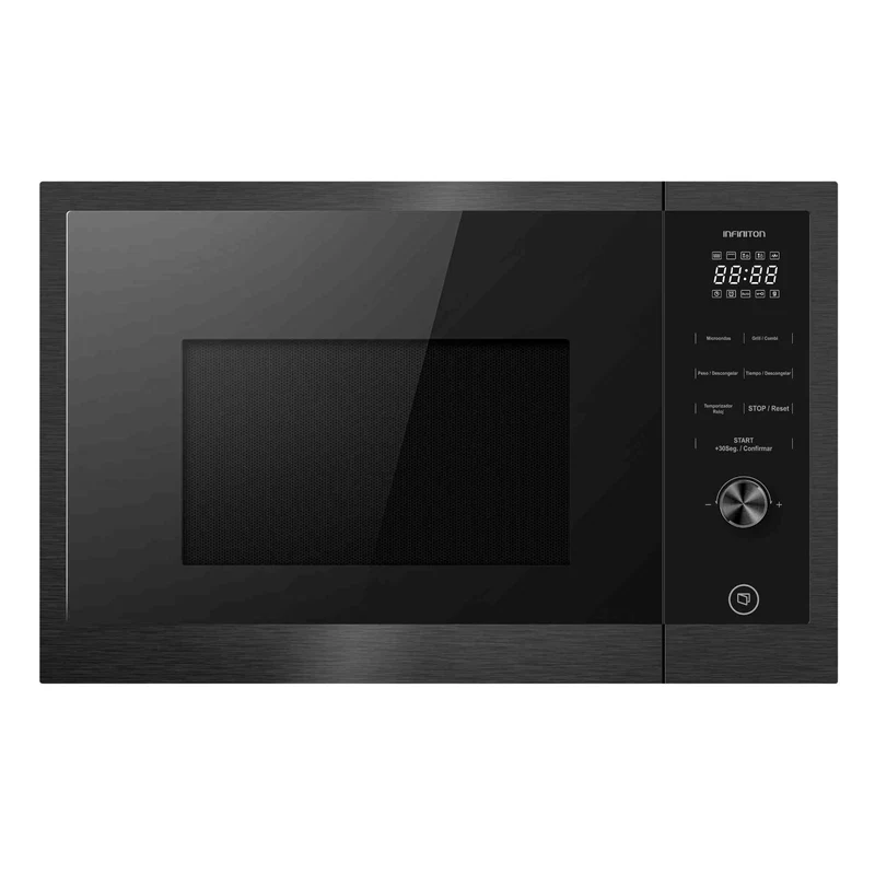 Infiniton Microondas Integrable Dark Inox 25L con Grill (IMW-SS25L)