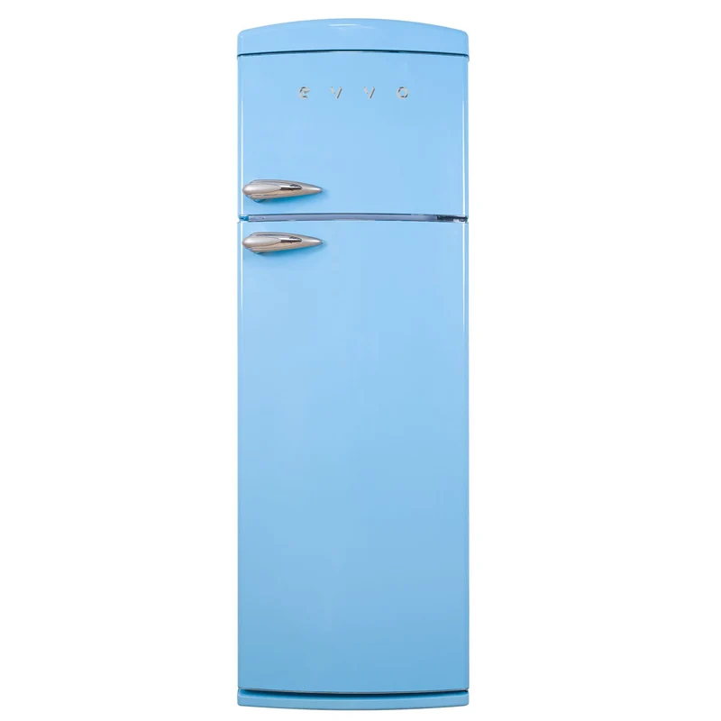 Frigorífico 2 puertas Evvo F50 Retro Azul