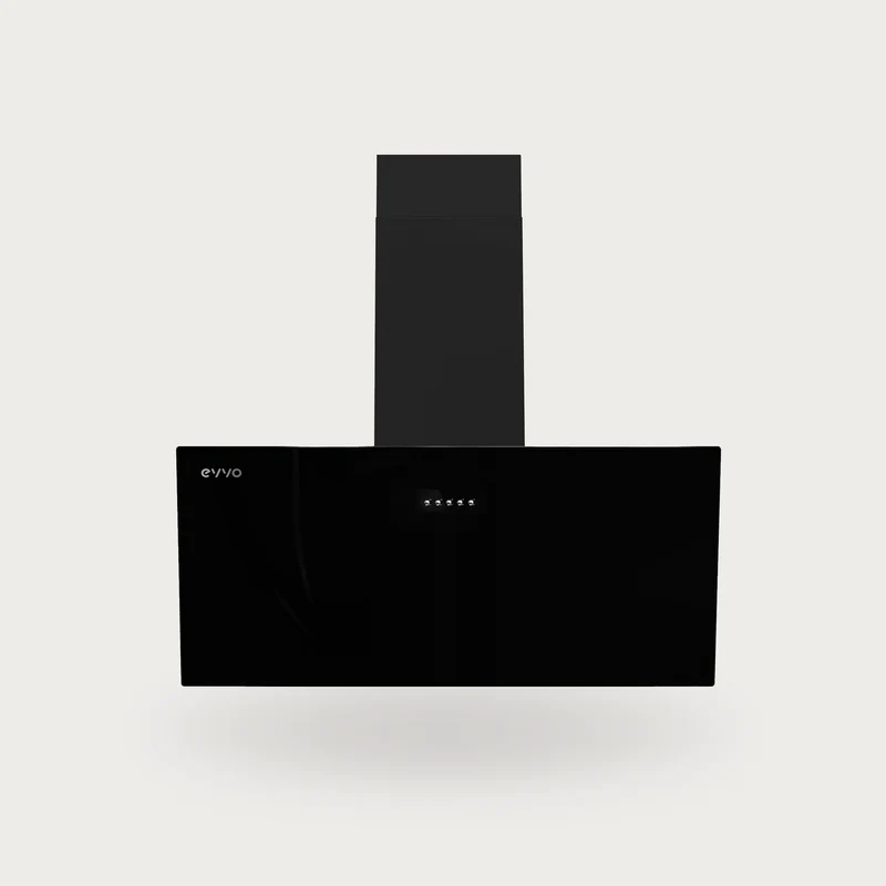 Campana Extractora Decorativa EVVO CE45 Cristal Black