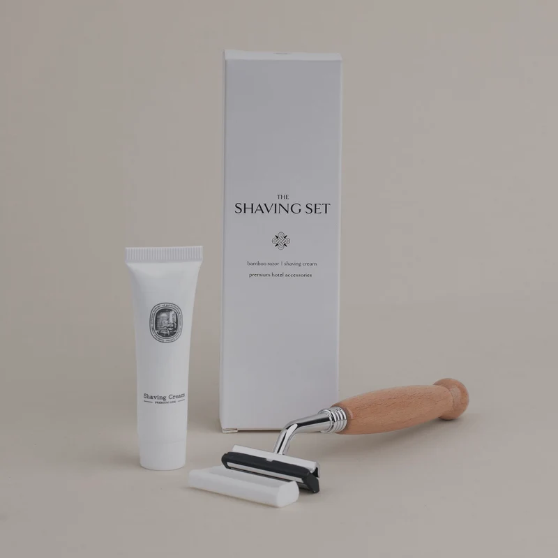 Holící set Luxury White